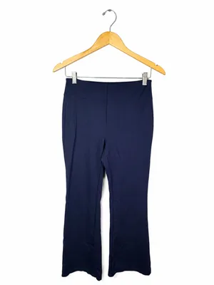 Halara Navy Bootcut Pants Pull On Stretch High Rise Size M thumbnail 2