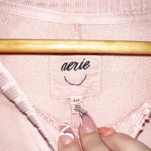 Aerie oversized light pink/peach “after sunset” graphic distressed crewneck thumbnail 7