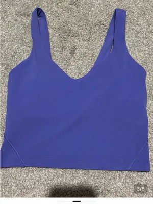Lululemon Align Tank Top in Charged Indigo - Size: 2 thumbnail 5