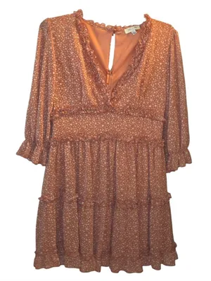 She & Sky V-neck Dress Size Large thumbnail 1