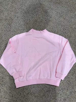 Parke varsity mockneck sweatshirt sprinkle pink and blue S/M thumbnail 4