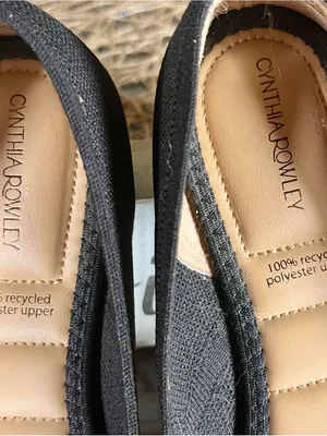 Cynthia Rowley Black Pointed Knit Slip-Ons thumbnail 5