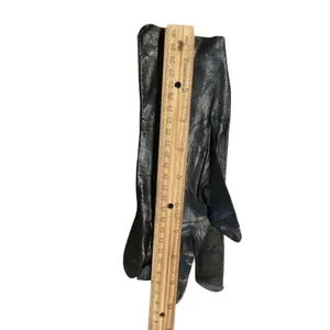 Vintage Leather Gloves Black thumbnail 5