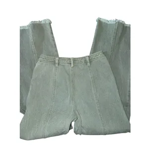 Entro Light Green Textured Pants thumbnail 2