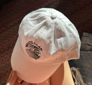 White Claw Seltzer Liquor Bar Alcohol White Dad Hat thumbnail 3