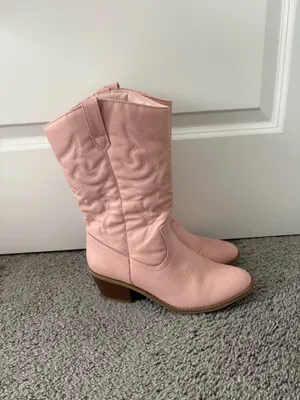 Charles Albert Pink cowboy boots thumbnail 3
