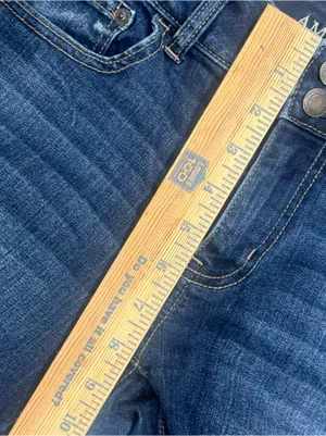 American Eagle AE Artist Flare Jeans Size 12 Short thumbnail 10