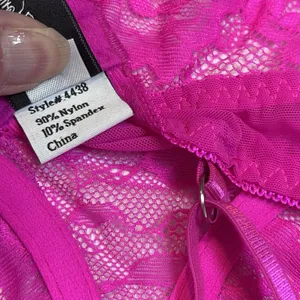 Elegant Moments Lace Adult Women Lingerie Babydoll Style 4438 size Medium Pink thumbnail 10