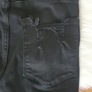 Good American good waist crop black skinny jeans sz 00/24 thumbnail 10