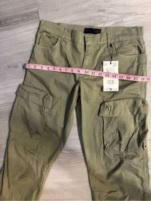 Women’s Zara Cargo Pants - Olive Green thumbnail 4