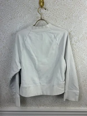 On Running Women's Undyed White Cotton Crew Neck Sweatshirt - Size - Medium thumbnail 9