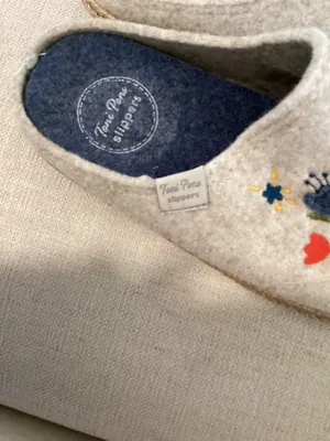 TONI PONS DELI-EF FELT SLIPPERS FOR WOMEN WITH FLOWERS, size EU37/US7, NWOT thumbnail 12