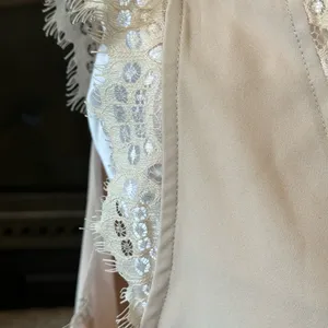 Lace Trim V-neck Tank Camisole Tan Women’s Size XL thumbnail 3