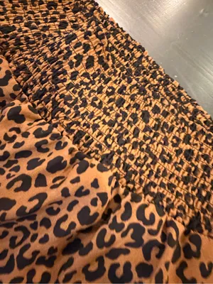Source Unknown Leopard Print Pants - Brown & Black thumbnail 3