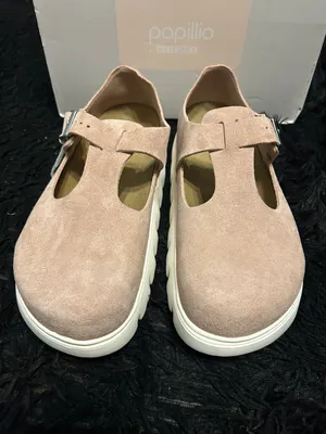 PAPILLIO by BIRKENSTOCK Mary Jane pink leather platform shoes women’s eur 39 new thumbnail 2