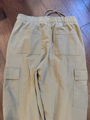 Athleta Cascade Cargo Terry Jogger in Green Size Medium - C4-085 thumbnail 6