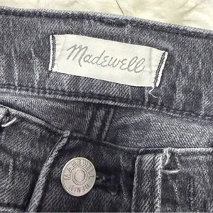 Madewell The Perfect Vintage Wide Leg Jeans 25 Black Acid Wash thumbnail 4