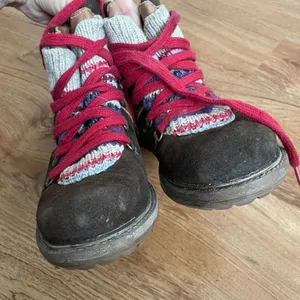 Eric‎ Michael suede upper hiking boots sz 6.5 thumbnail 2