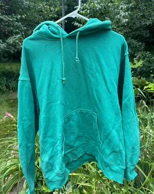 Aritzia TNA Hoodie Cozy Fleece Perfect Bright Green thumbnail 1