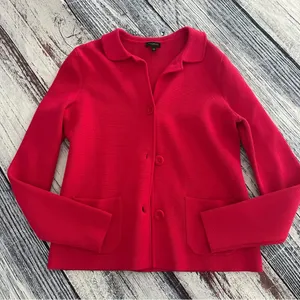 Talbots Hot Pink Knit Blazer thumbnail 2