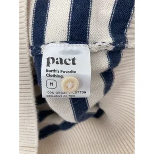 Pact Organic Cotton Earthcore Gritty Boho Granola Girl Striped Cardigan Sweater thumbnail 7