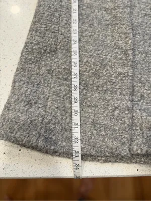 Armani Exchange Two-Tone Gray Wool-Blend Coat thumbnail 7