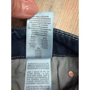 MOTHER Looker Ankle‎ Fray High Waist Jeans Dark Wash Women's 26 thumbnail 8