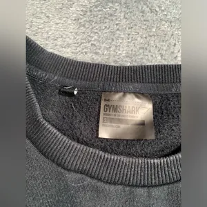 Gymshark Black Cropped Sweatshirt small thumbnail 3