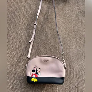 Kate Spade Minnie Mouse Mini Dome Pink Crossbody thumbnail 3