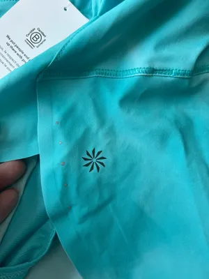 Athleta Run With It 3.5" Shorts Green XL thumbnail 5