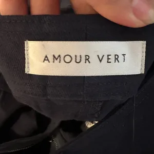 NWT Amour Vert Navy Wide Leg Utility Pant thumbnail 4