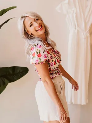 The Clothing Exchange Company Bouquet Smock Top thumbnail 5