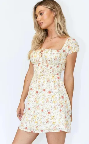 Princess Polly Floral Mini Dress thumbnail 3