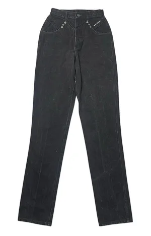 Vintage Rocky Mountain Black Denim High Rise Jeans Tall / Long Inseam thumbnail 1
