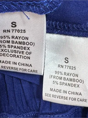 Soft‎ & Cozy Loungewear Embroidered Sleeve Wide Leg Pants Set Blue Small thumbnail 10
