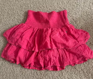BROWNIE Pink Beaded Layered Flowy Skirt Size XS thumbnail 1