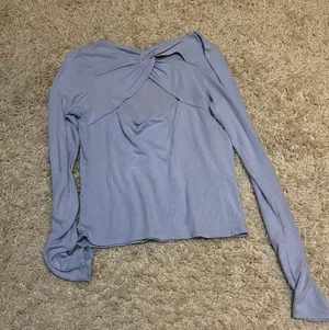 Hollister Light Blue Tight Long Sleeve Size Small thumbnail 2