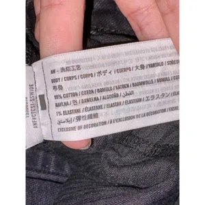 Abercrombie & Fitch Curve Love Dad High Rise Black Straight Jeans Womens Sz 28 6 thumbnail 4