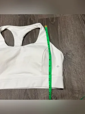Halara White Strappy Sports Bra thumbnail 7