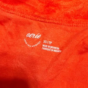 Aerie Womens Terry Cloth Camisole Top Orange Adjustable Straps XS thumbnail 5
