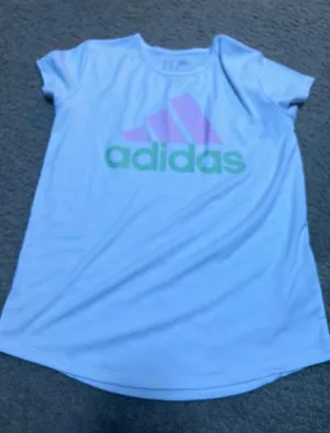 Adidas top shirt young adult size 14 large thumbnail 1