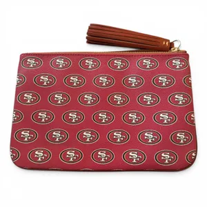 Dooney & Bourke San Francisco 49ers Red Large Tassel Pouch Purse thumbnail 2