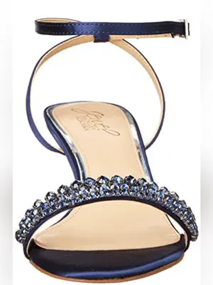 Badgley Mischka Jewel Loren Ankle Strap Heels size 7.5- brand new! thumbnail 3