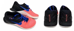 Nike Metcon Training Shoes Coral Pink Blue Cross Training Sneakers Description: thumbnail 1