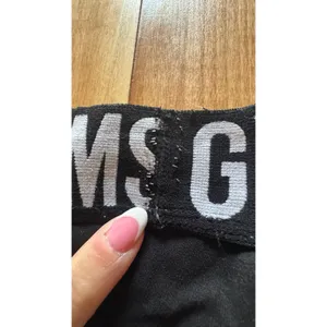 Gymshark Flex Seamless Leggings Black‎ Gray Logo Waistband Mid Rise Womens Small thumbnail 7