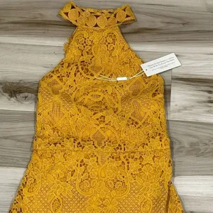 NEW Twosisters The Label Sonia Dress Mustard Women’s 4 thumbnail 5