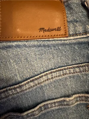 Madewell The Perfect Vintage Jean Size 26 Distressed Raw Hem EUC thumbnail 6