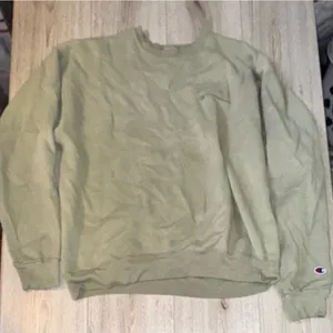Champion Crewneck Sweatshirt in Sage Green thumbnail 1