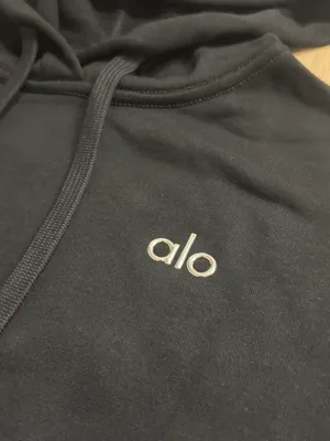 Alo Yoga Black Accolade Hoodie XS thumbnail 2