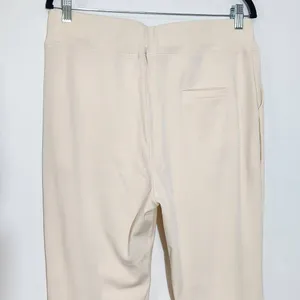 Cream Pull-on Stretchy Yoga Pants Size 2XL Cream Yoga Pants thumbnail 5
